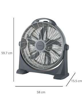 Ventilador de piso Bestherm 3 velocidades