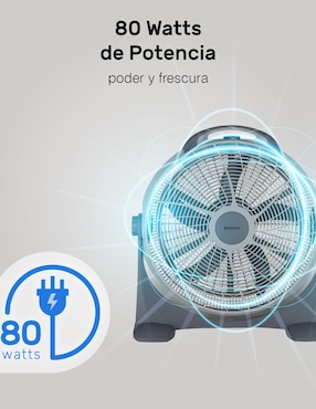 Ventilador de piso Bestherm 3 velocidades