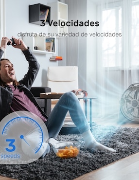 Ventilador de piso Bestherm 3 velocidades