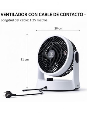 Ventilador de mesa Cm Top 3 velocidades
