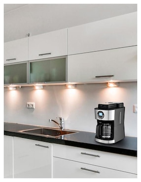 Cafetera con molino Pink Garlic CDMC12T