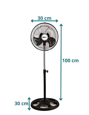 Ventilador de pedestal Aerotec 3 velocidades