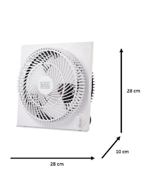 Ventilador de escritorio Black + Decker 3 velocidades