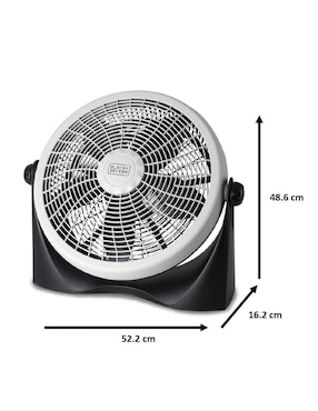 Ventilador de piso Black+Decker 3 velocidades