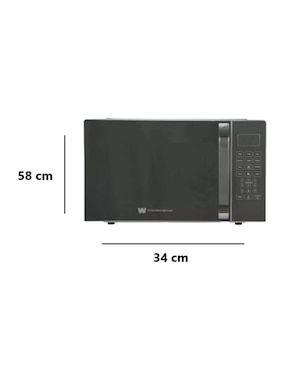 Horno de microondas convencional Westinghouse modelo WWCR301100MIR 1.1 pies cúbicos