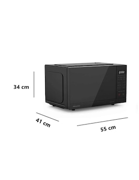 Horno de microondas convencional Hisense modelo HMMS2509BP 0.9 pies cúbicos