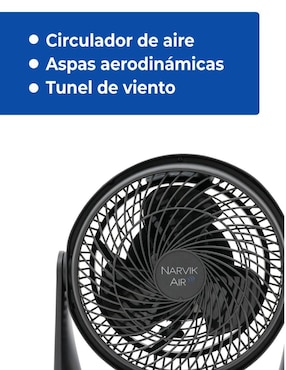 Ventilador 2 en 1 Narvik 3 velocidades