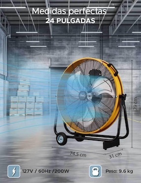 Ventilador industrial Skycare 3 velocidades
