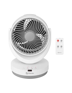 Ventilador de escritorio Steren con control remoto 3 velocidades