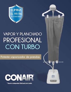 Central de vapor Conair GS121 suela antiadherente