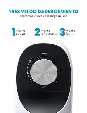 Ventilador de torre Begonia 3 velocidades