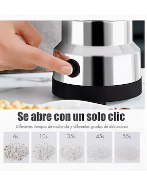 Molino para especias eléctrico Xtellar de acero inoxidable