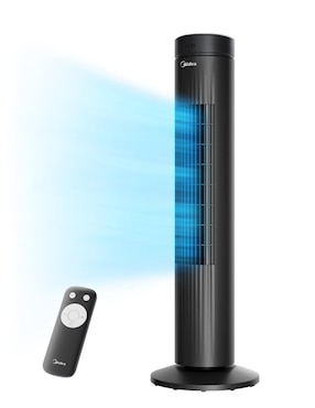 Ventilador de torre Midea con control remoto 3 velocidades