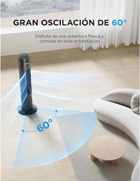 Ventilador de torre Midea con control remoto 3 velocidades