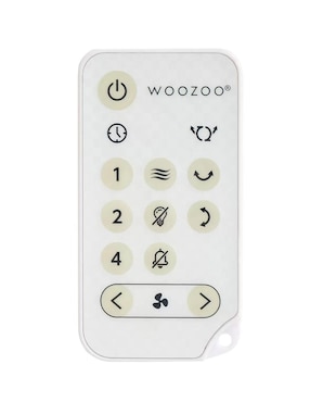 Ventilador de mesa Woozoo con control remoto 5 velocidades