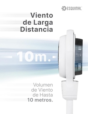 Ventilador de pedestal Esquimal con control remoto 9 velocidades