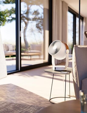 Ventilador de mesa Stadler Form con control remoto 4 velocidades