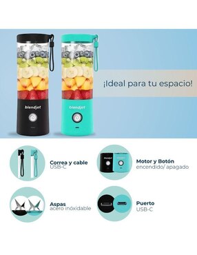 Combo licuadora Blendjet BJ2BL_ECBNA 1 velocidad