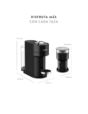 Cafetera de cápsula Nespresso Vertuo A4KGCV1USBKNE-3
