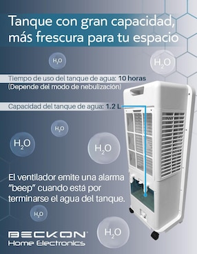 Ventilador de torre Beckon con control remoto 12 velocidades