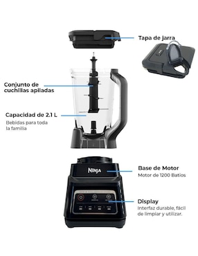 Licuadora Ninja bn700 3 velocidades