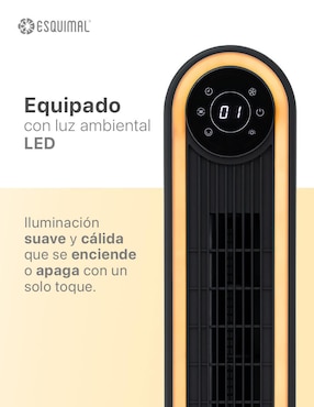 Ventilador de torre Esquimal con control remoto 3 velocidades