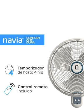 Ventilador de pared Navia con control remoto 3 velocidades