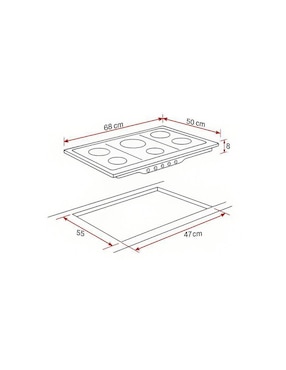 Parrilla Teka 40225180 de acero inoxidable