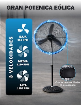 Ventilador industrial Skycare 3 velocidades