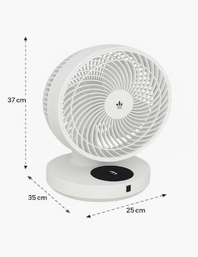 Ventilador de mesa Cityluz con control remoto 12 velocidades