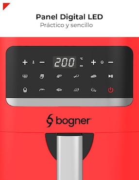 Freidora de aire con compartimento único Bogner 3.3 L baf03