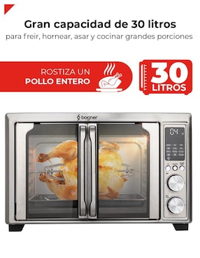 Horno eléctrico freidora Bogner BAF300 30 L