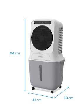 Enfriador de aire Vortex con control remoto 3 velocidades