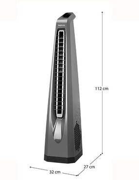 Ventilador de torre Symphony con control remoto 3 velocidades