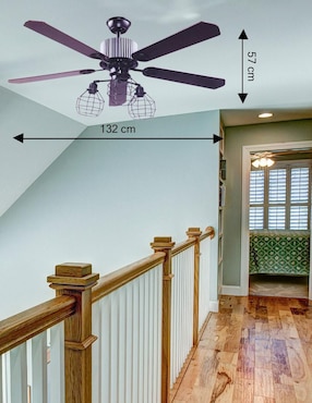 Ventilador de techo CM Top con control remoto 6 velocidades