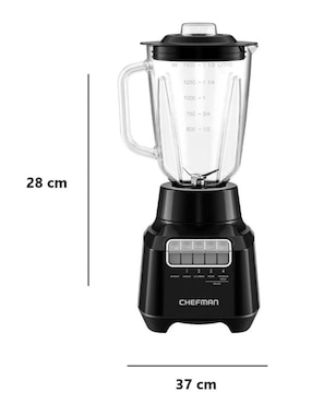 Licuadora Chefman RJ27-15GPI-NE 4 velocidades