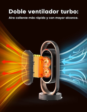 Calefactor portátil torre eléctrico Heuman Brand de 120 V