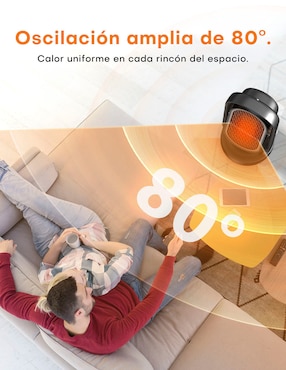 Calefactor portátil torre eléctrico Heuman Brand de 120 V