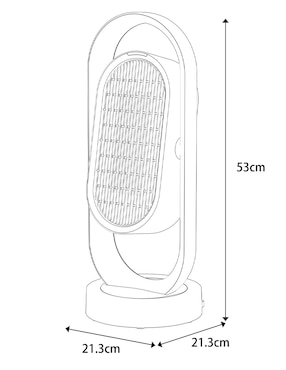 Calefactor portátil torre eléctrico Heuman Brand de 120 V