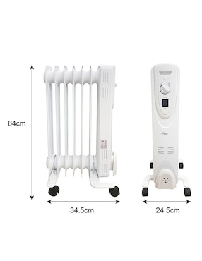 Calefactor de aceite portátil eléctrico Heuman Brand de 120 V