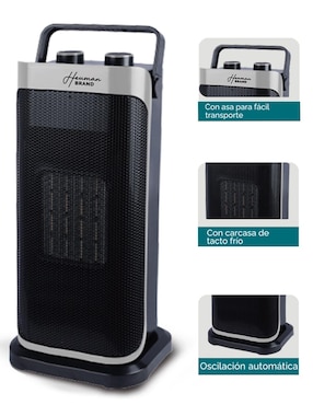 Calefactor torre cerámico portátil eléctrico Heuman Brand de 120 V