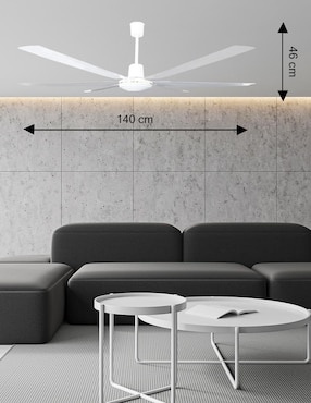 Ventilador de techo Cm Top con control remoto 5 velocidades