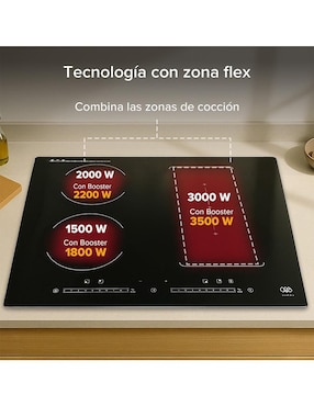 Parrilla de inducción Avera PIVF1 de vidrio