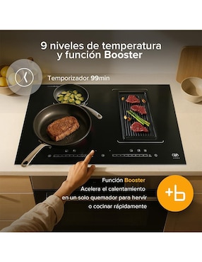 Parrilla de inducción Avera PIVF1 de vidrio