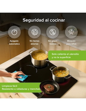 Parrilla de inducción Avera PIVF1 de vidrio
