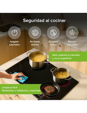 Parrilla de inducción Avera PIVF2 de vidrio
