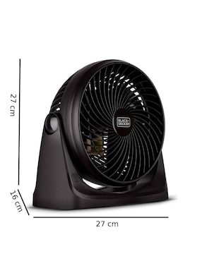 Ventilador de mesa Black + Decker 3 velocidades