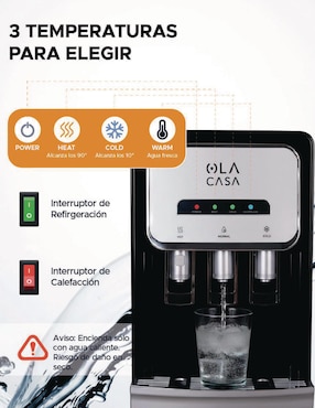 Dispensador de agua eléctrico Ola Casa Dispensador de Agua