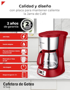 Cafetera de goteo Bogner BDCM12R
