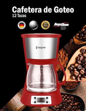 Cafetera de goteo Bogner BDCM12R